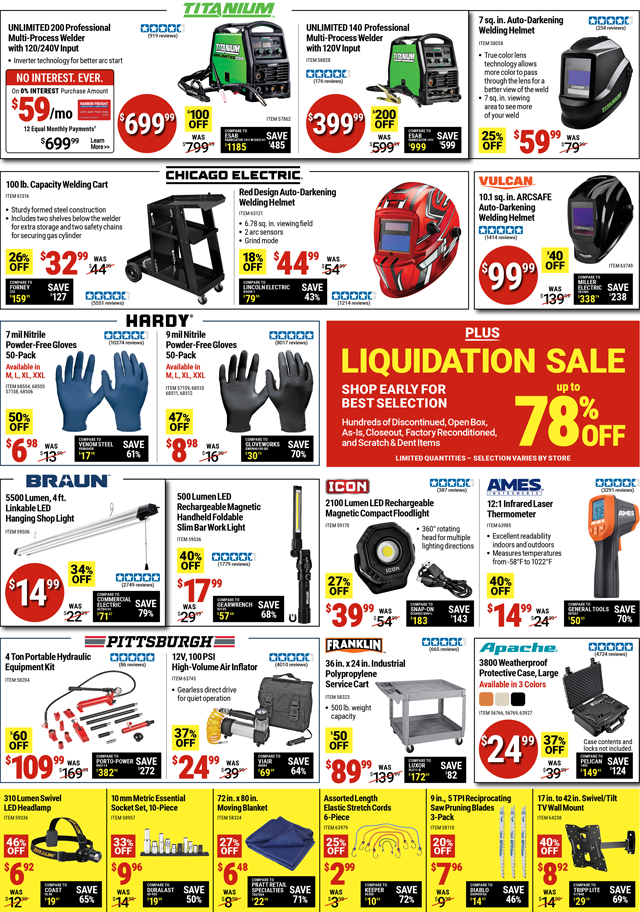 SPRING BLACK FRIDAY SALE FLYER