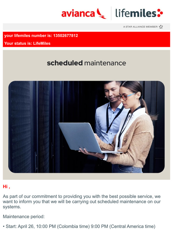 System update notification period ⚠️
