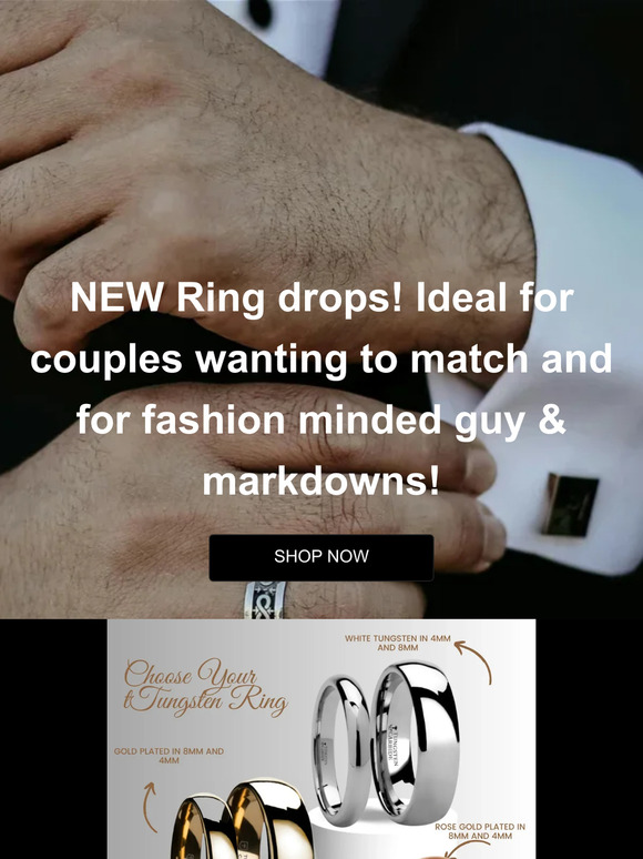 😍 New Rings Added and Recent Markdowns!