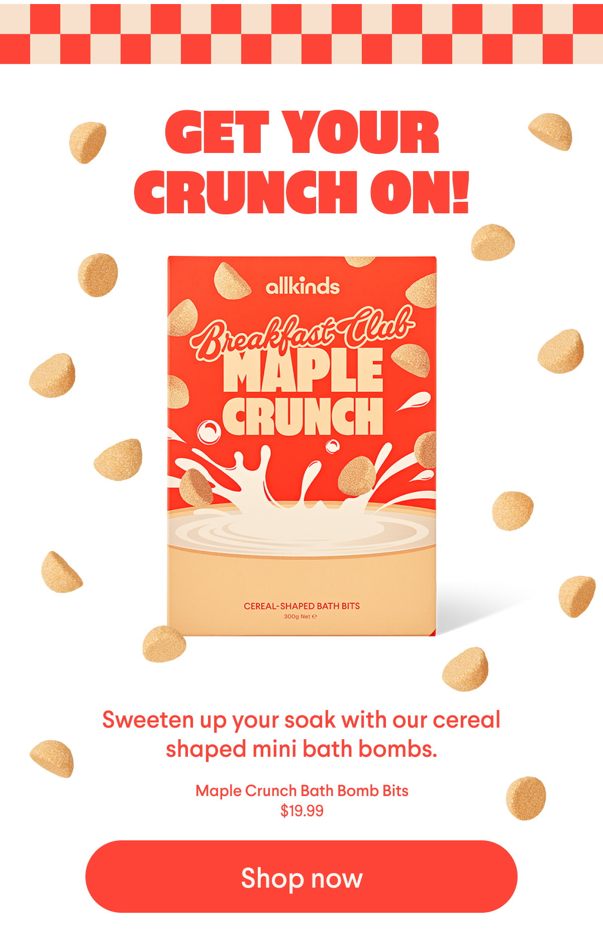 Maple Crunch Bath Bomb Bits