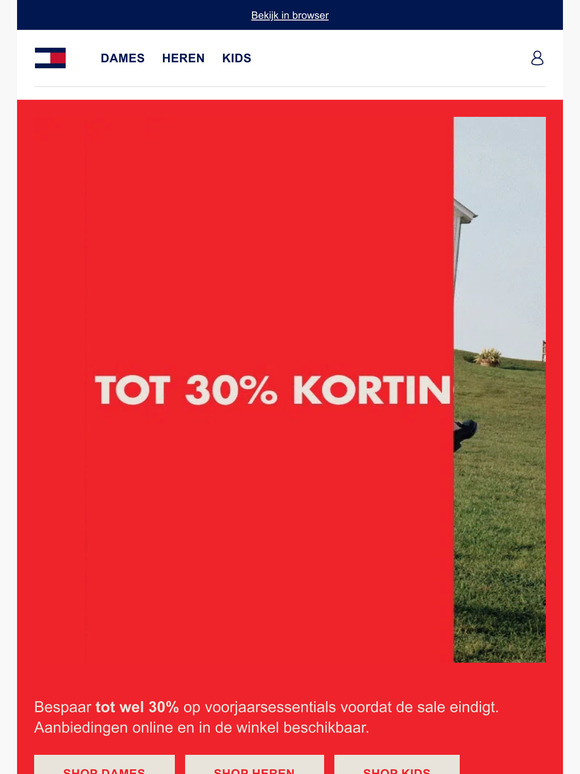 Bijna voorbij: tot 30% korting op lentestijlen