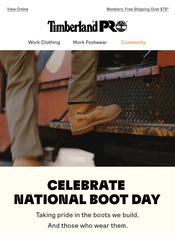 timberland it: It's National Boot Day. Celebrate In Comfort. | Milled