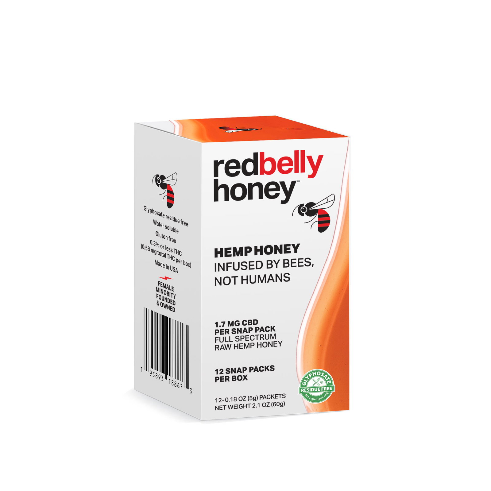 Image of 12-Pack Red Belly Honey Snap Packs