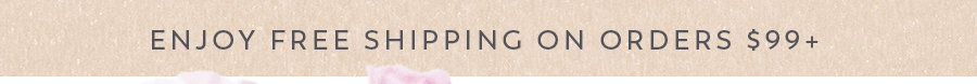 Enjoy free shipping over $99+