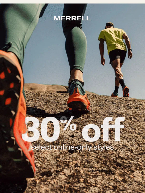 MERRELL: FINAL HOURS: 30% off online-only styles | Milled