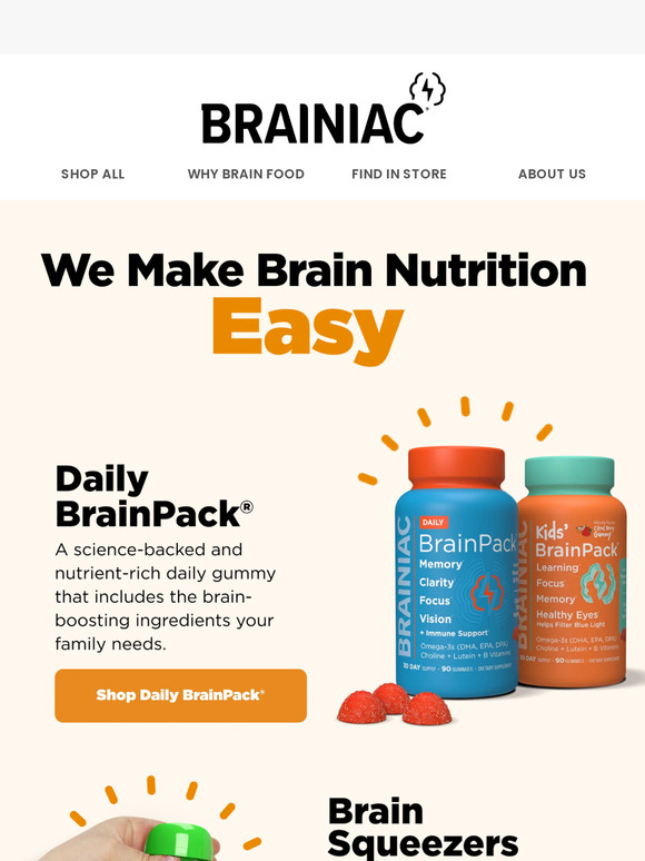 Meet our Brain-Boosting Lineup
