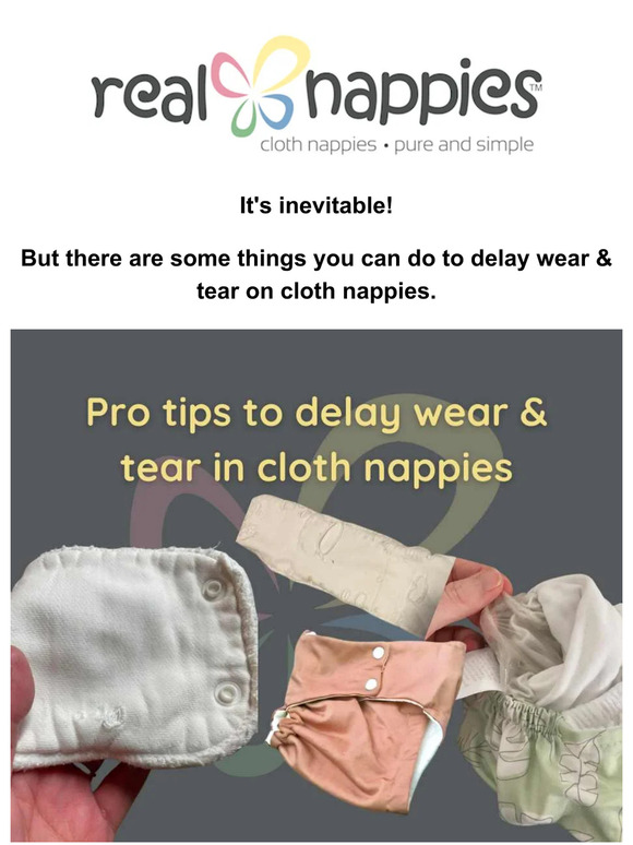 Pro tips to delay wear & tear on cloth nappies