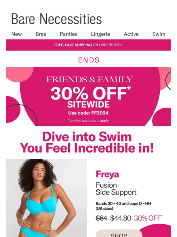 Bare Necessities Email Newsletters Shop Sales, Discounts, and Coupon Codes