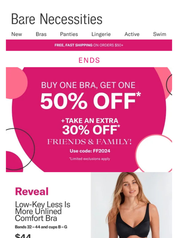 Bare Necessities Email Newsletters Shop Sales, Discounts, and Coupon Codes