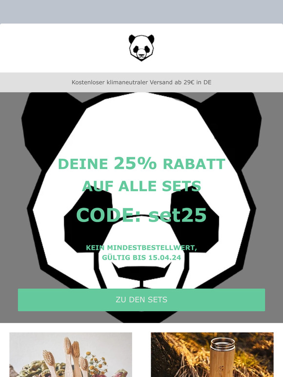 25% Rabatt auf ALLE SETS!