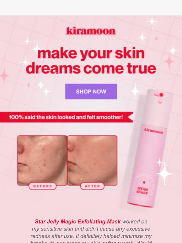 make your skin dreams come true 🌟