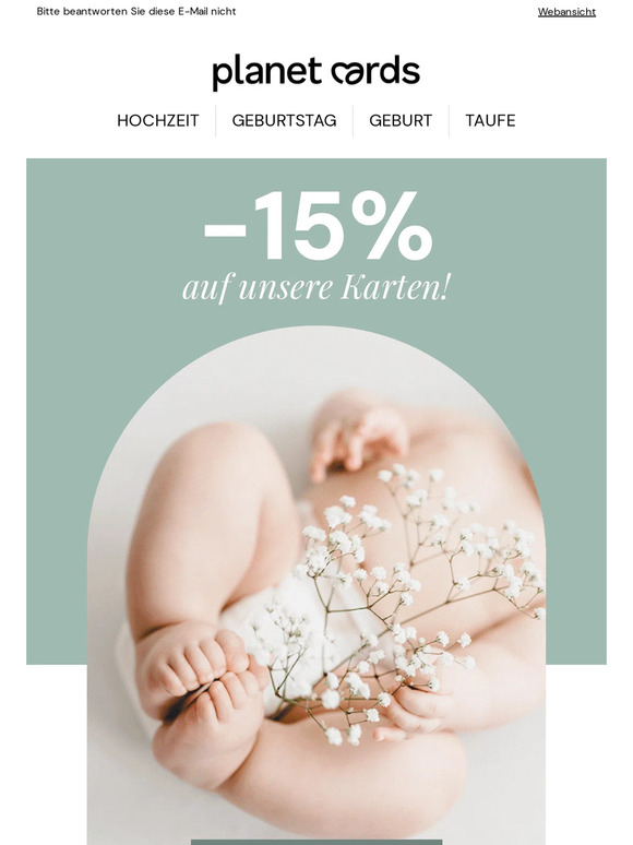 LETZTE CHANCE: -15% um den Frühling zu feiern 🌸