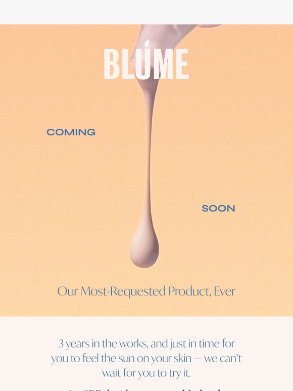 Blume Email Newsletters Shop Sales, Discounts, and Coupon Codes