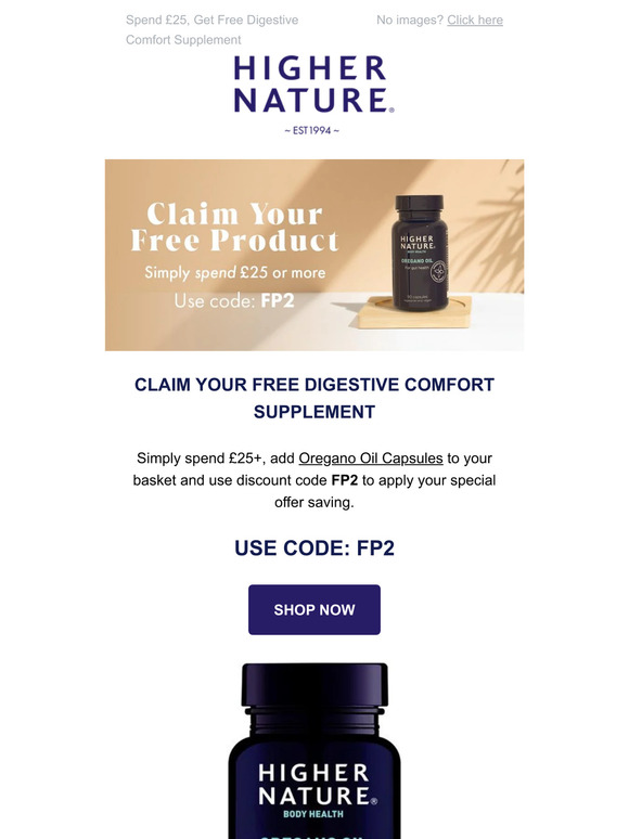 Claim your free Oregano Oil | Limited time offer