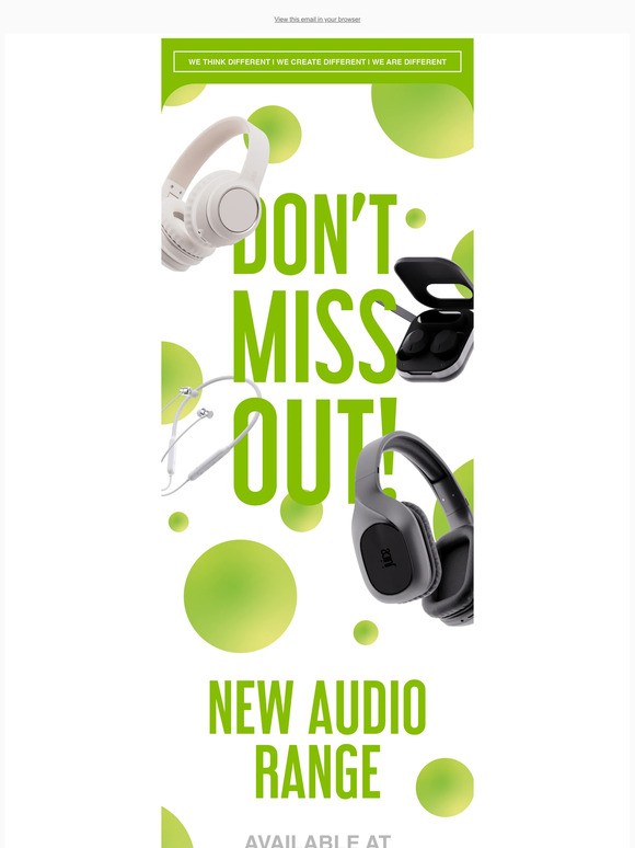 NEW AUDIO RANGE IN TESCO!