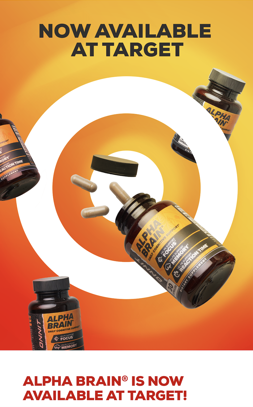 Onnit Alpha BRAIN® is Now Available At Target! Milled