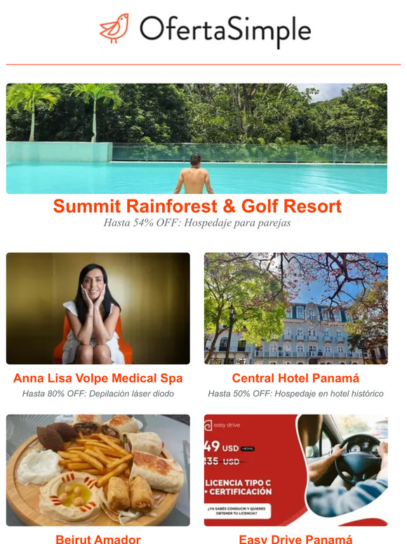 OfertaSimple: Summit Rainforest & Golf Resort / Anna Lisa Volpe Medical ...