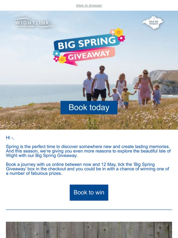 Win an Island getaway with our Big Spring Giveaway 🌼