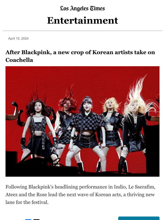 After Blackpink, a new crop of Korean artists take on Coachella