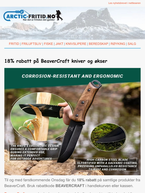 18% rabatt på BeaverCraft