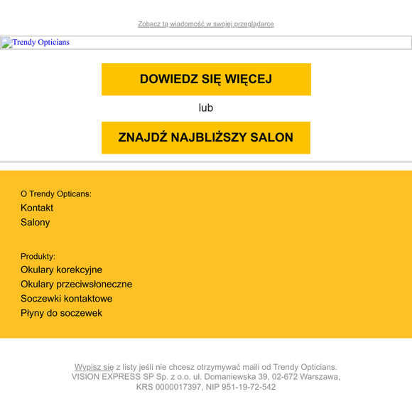 To ostatnie chwile by kupić 2 pary okularów przeciwsłonecznych już od 249 zł w Trendy Opticians!