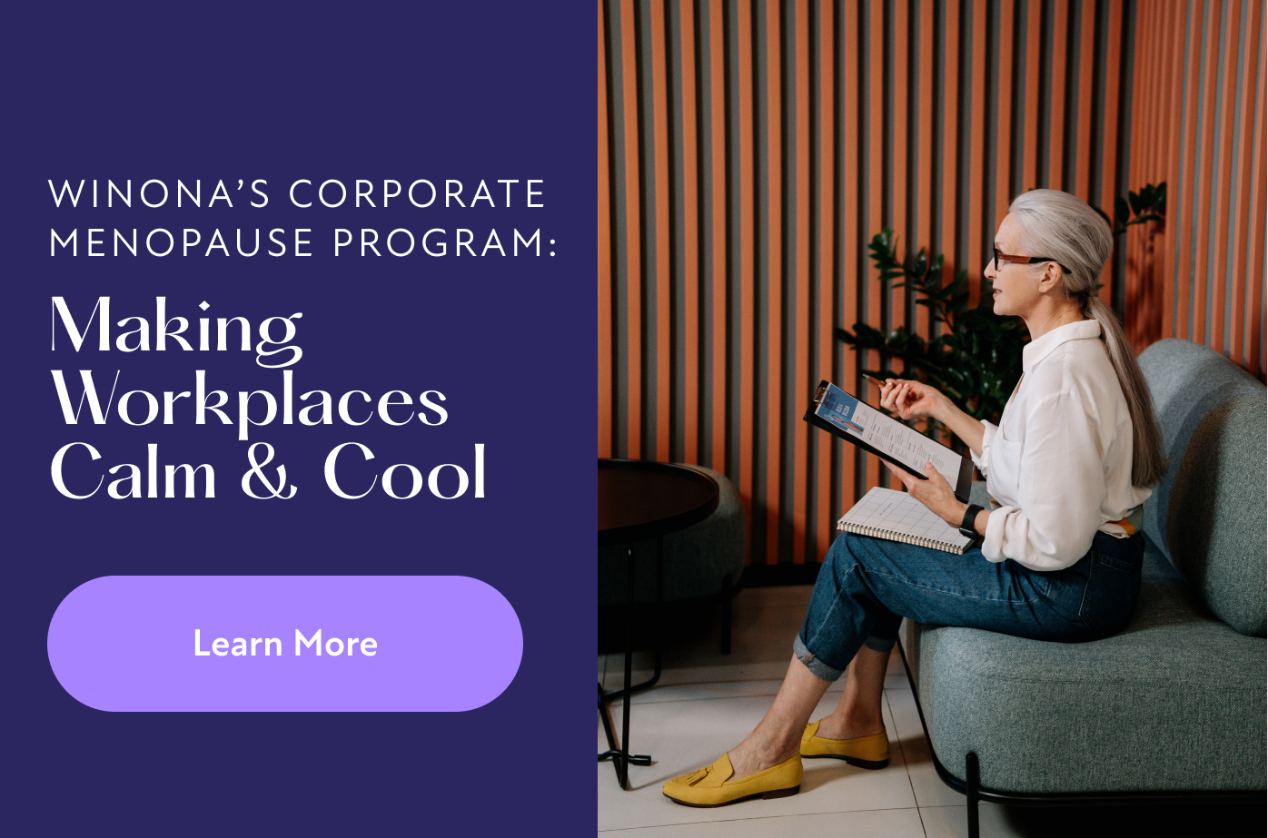 Winona’s Corporate Menopause Program: Making Workplaces Calm & Cool