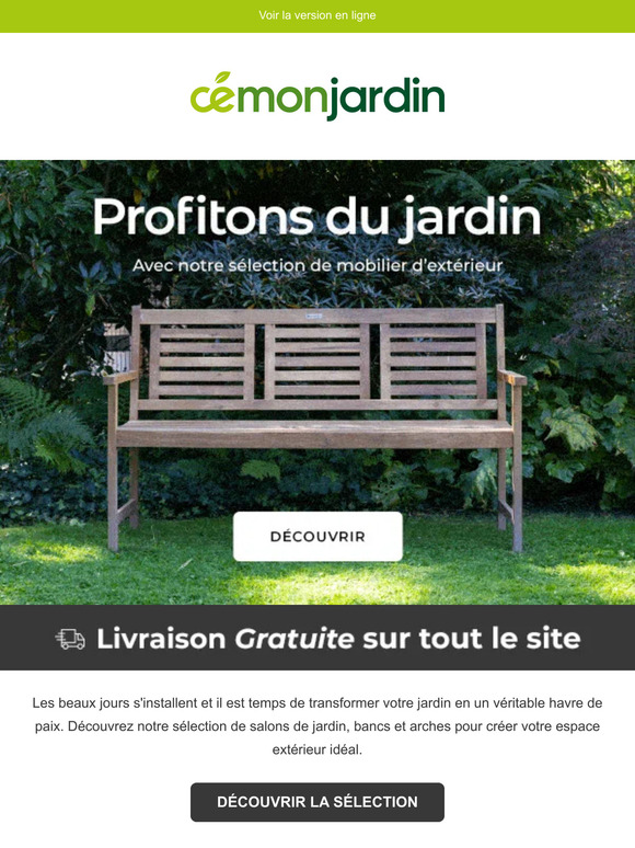 Profitons du jardin