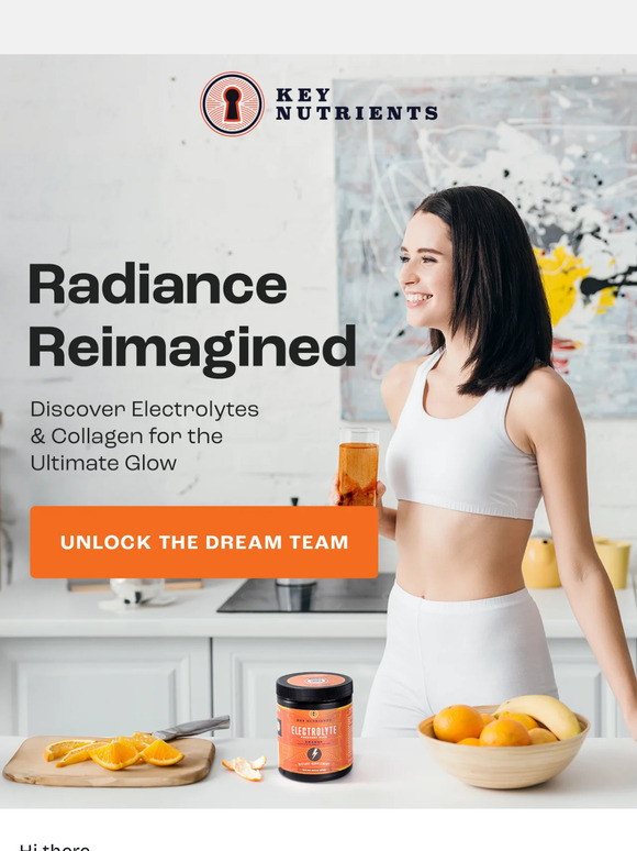 Ready, set, glow – with collagen & electrolytes! ✨