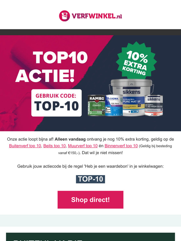 Laatste kans: bestel nú nog met korting.