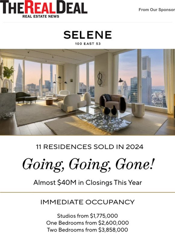 Celebrating Success at Selene l Up to 5% Commission on Select Residences l Immediate Occupancy