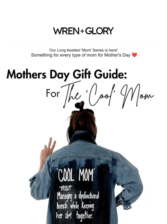 NEW FOR MOTHER'S DAY!