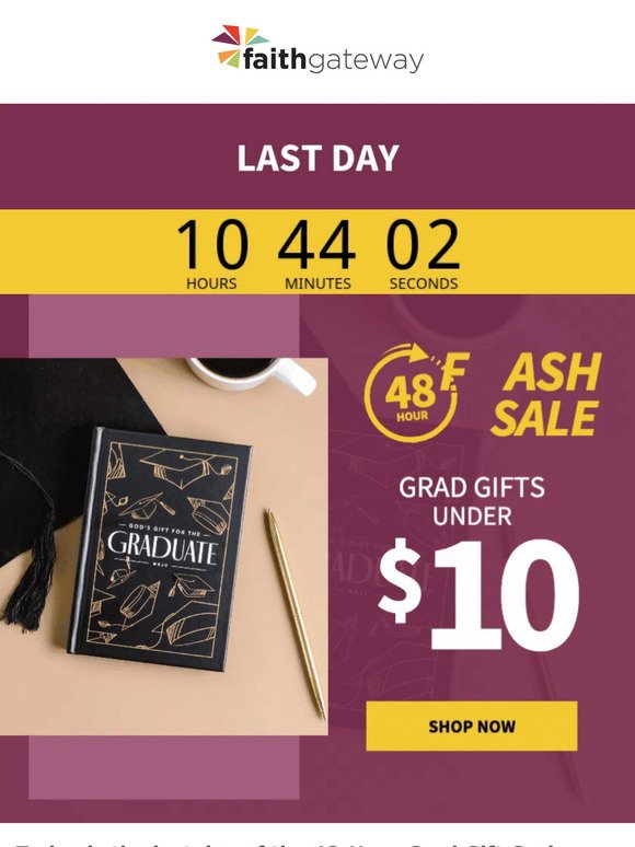TODAY ONLY ⚡ shop grad gifts under $10 🎓