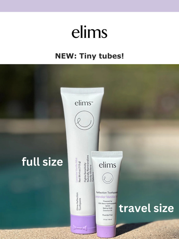 NEW: Travel size toothpaste! ✈️🧳