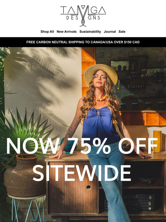 75% OFF EVERYTHING