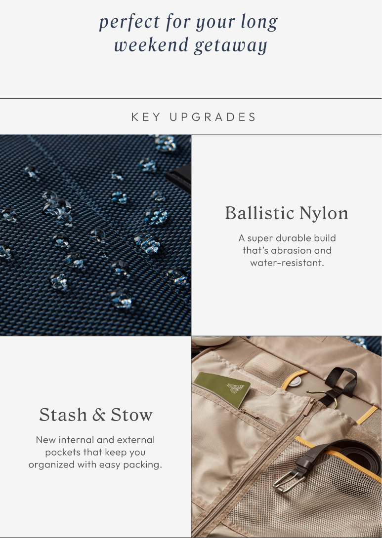 Key Upgrades, Ballistic Nylon