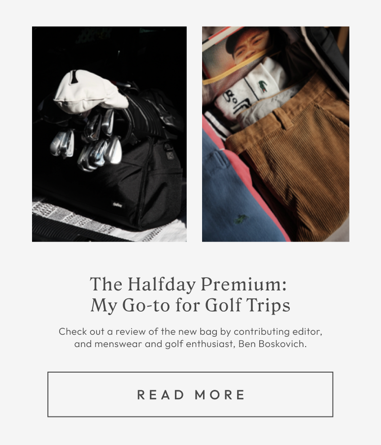 The Halfday Premium: My Go-to for Golf Trips. Read more.