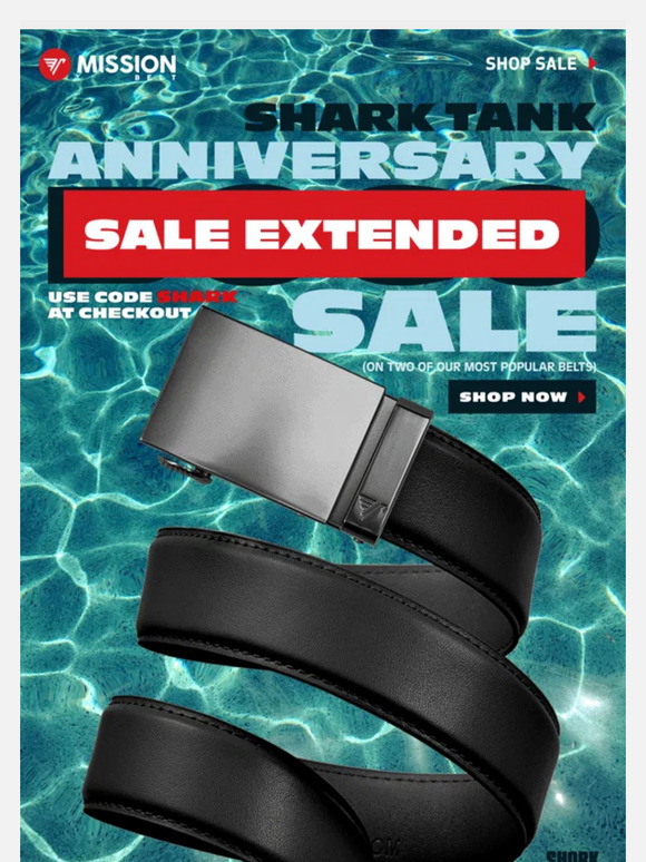 Mission belt shark tank best sale