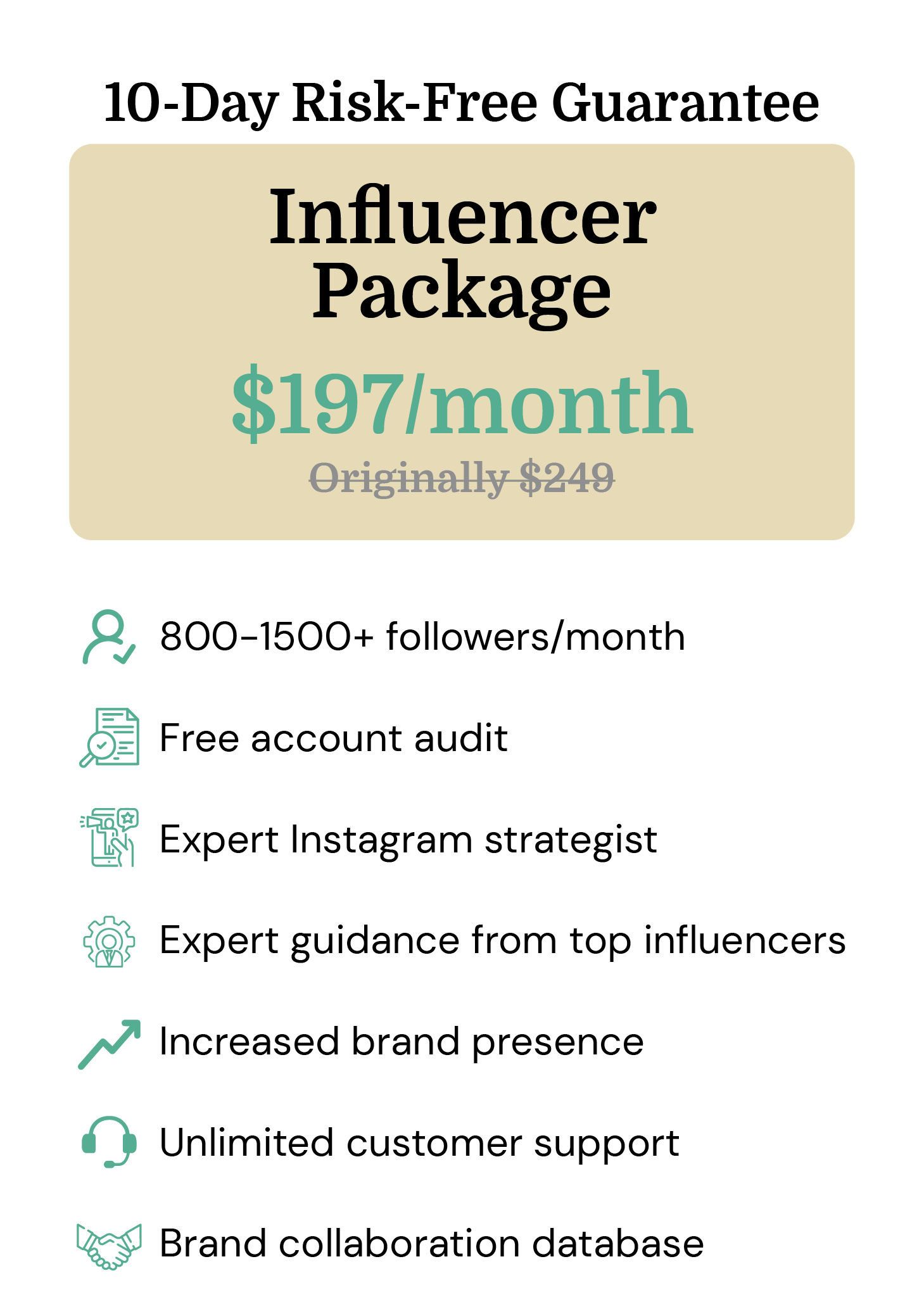 Influencer Package