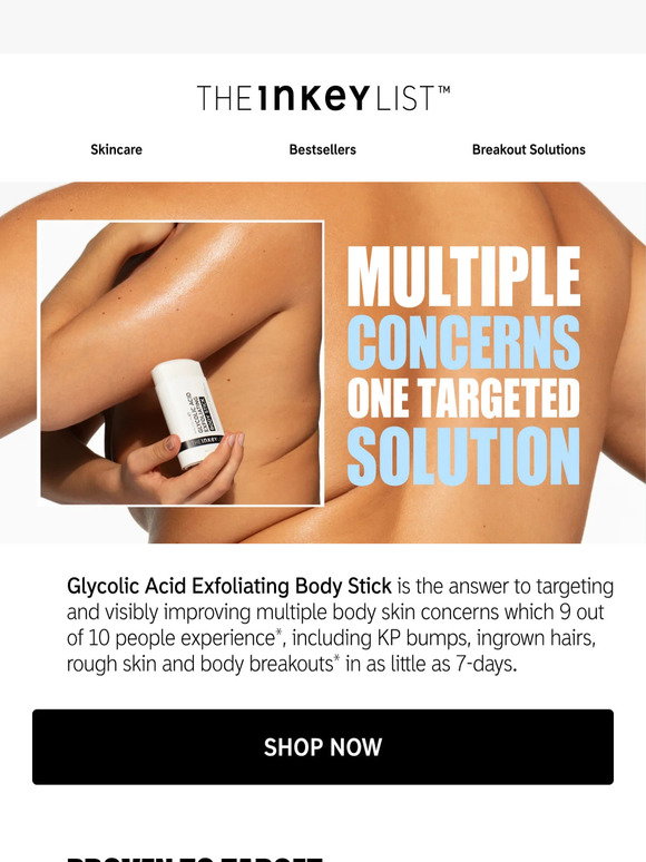 Inkey Razor Bump INKEY List: NEW! Proven to tackle KP bumps, ingrown hairs & breakouts ...