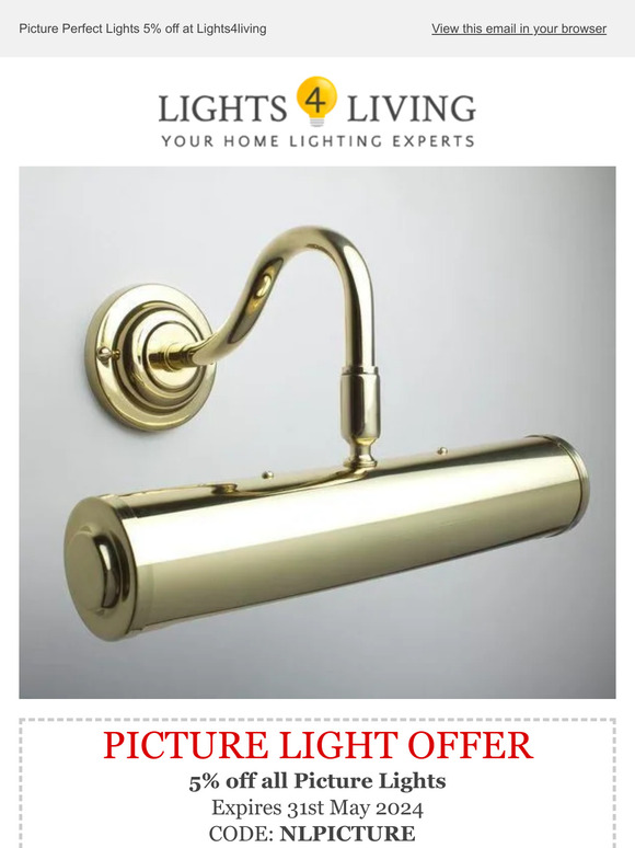 Picture Perfect Light offer 5% off 🖼️