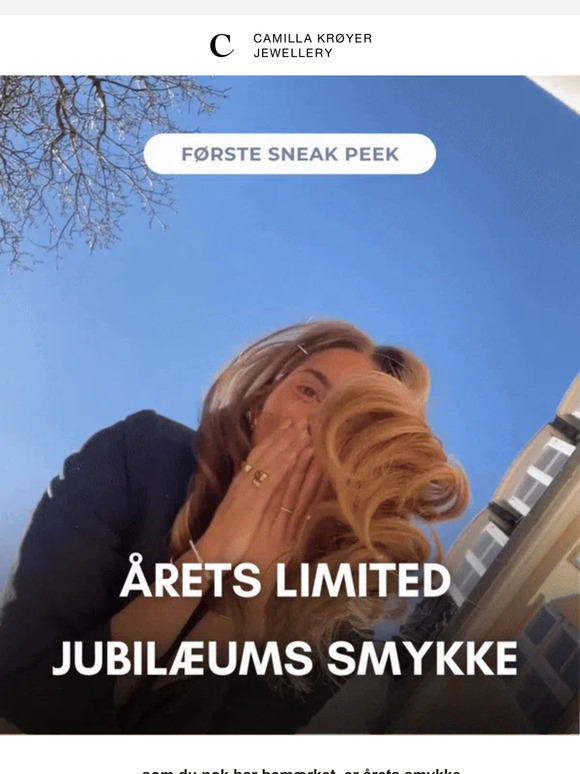 Første jubilæums-smykke sneak peek 👀