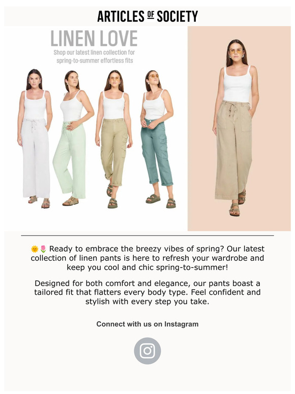 "Freshen Up Your Wardrobe with Our Spring-to-Summer Linen Pants Collection!"🌞🌷