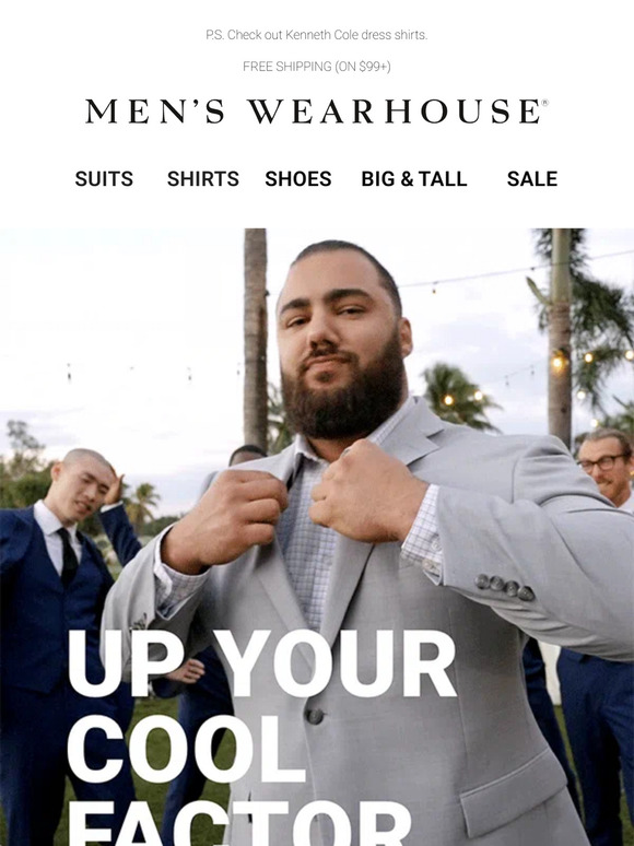 Men's Wearhouse The hot new line you're gonna love Milled