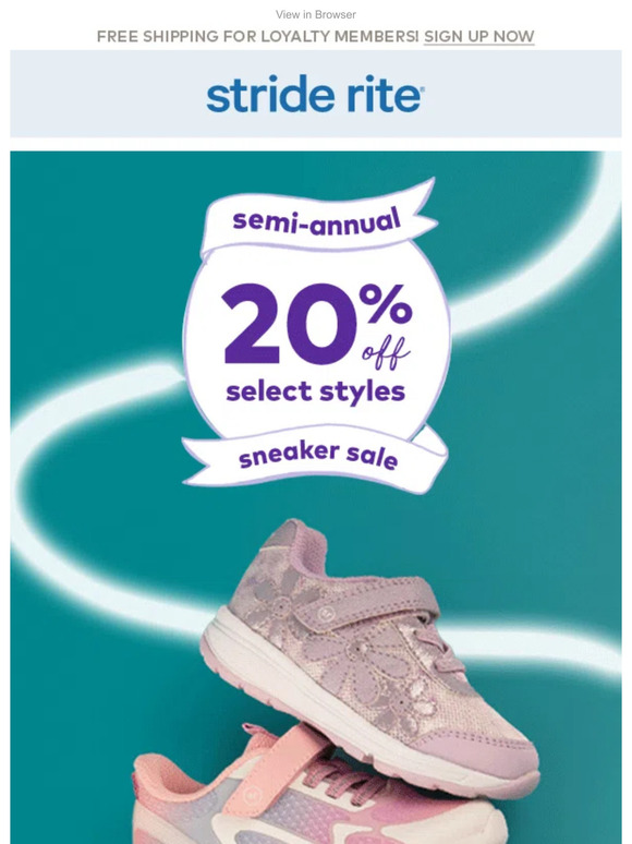 Stride Rite: 👟 Semi-Annual Sneaker Sale! 20% off select styles! 👟 | Milled