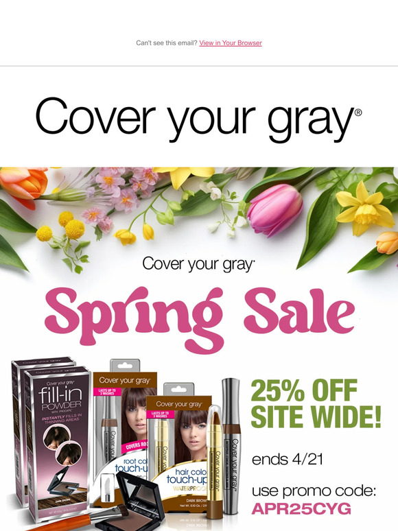 Spring Savings are here! Save 25% off site wide!
