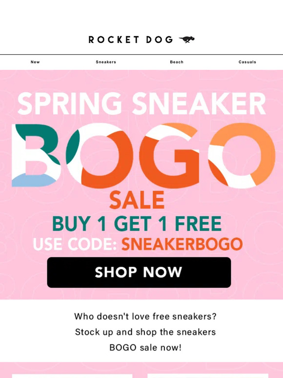 Rocket Dog Brands FREE Sneakers! BOGO Starts Now! Milled