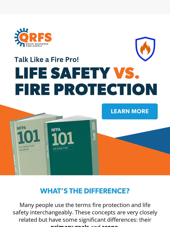 Quick Response Fire Supply Life Safety Vs Fire Protection Know The Difference Milled 4602