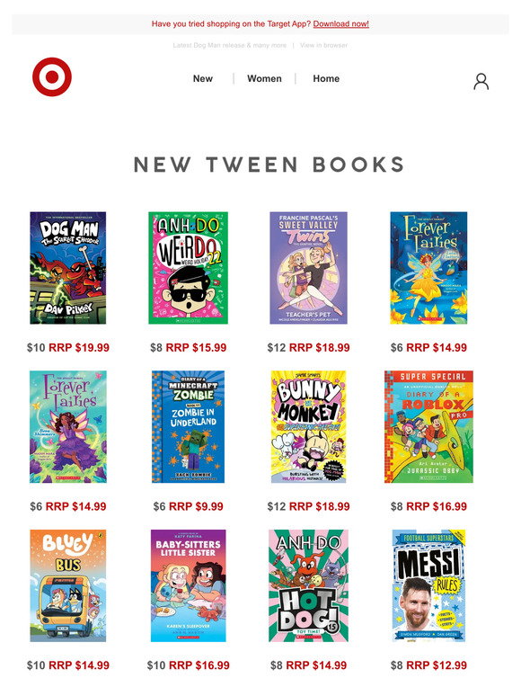 Target: New releases in Tween & Children's Books | Milled