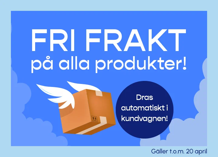 Fri frakt på alla produkter