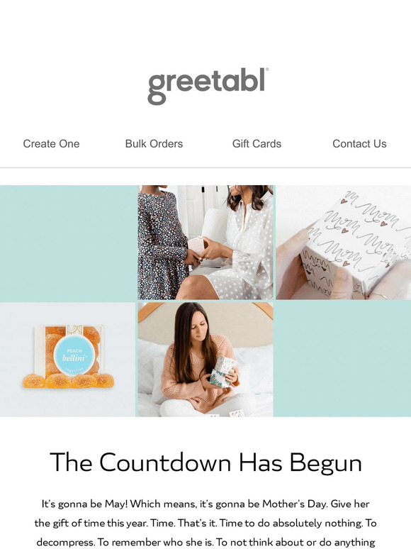 Don't forget...shop now for Mother's Day gifts!